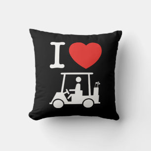 Coussin Panier de golf I Heart (Love)