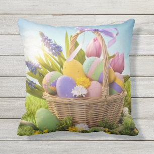 Coussin Panier de Pâques