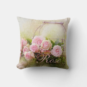 Coussin Panier de Rose