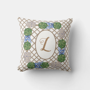 Coussin Panier opiaire Chinoiserie Ginger Jar Jars