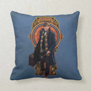 Coussin Panneau Art Nouveau NEWT SCAMANDER™ Walking