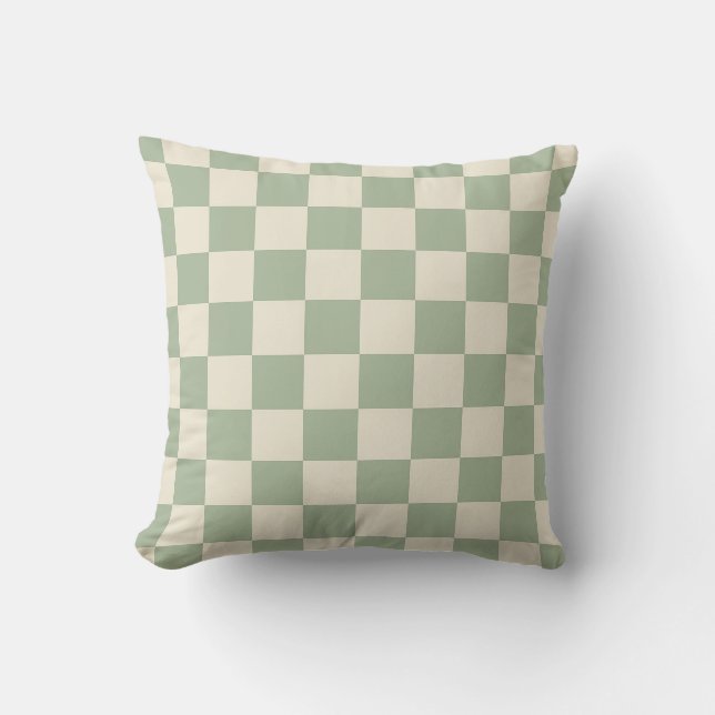 Coussin Panneau de contrôle blanc vert et blanc désactivé (Recto)