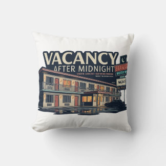 Coussin Panneau de literie Rétro Motel Vacance Après Minui