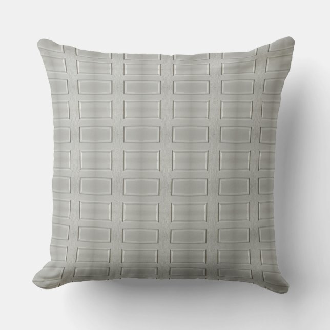 Coussin Panneau de portes gris Design Motif Jeu d'oreiller (Recto)