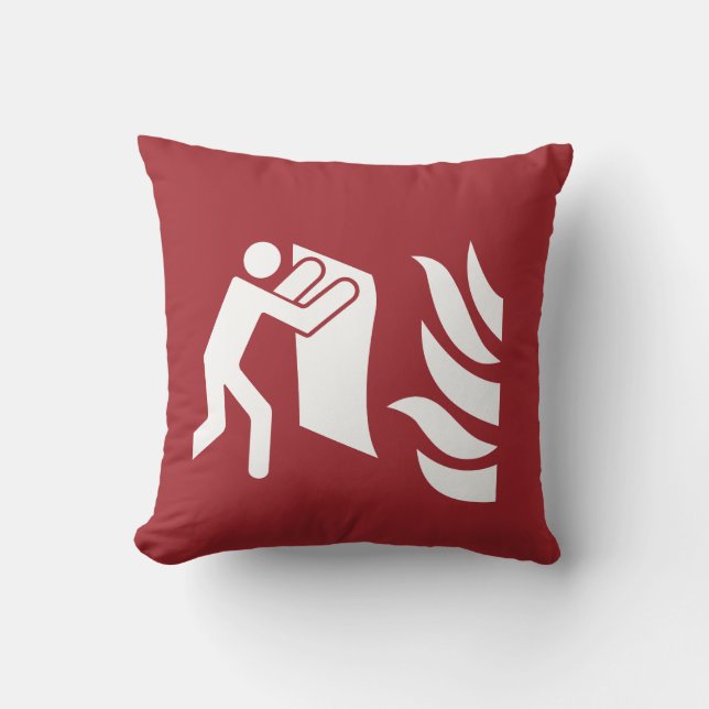 Coussin Panneau de sécurité de la couverture d'incendie (Recto)