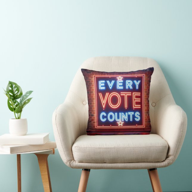 Coussin Panneau de vote Neon (Chaise)