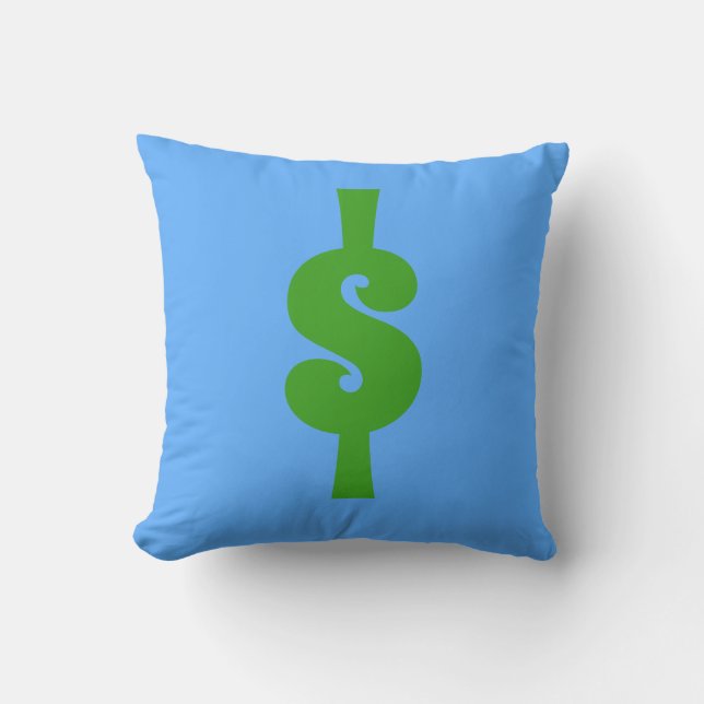 Coussin Panneau Dollar Jeu d'oreiller (Recto)