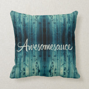 Coussin Panneau en bois Awesomesauce