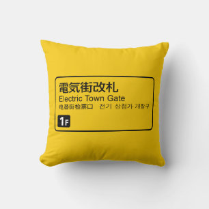 Coussin Panneau ferroviaire de la porte de ville électriqu