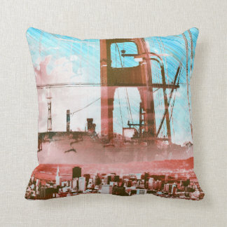 Coussin Panneau iconique de GoldengateBridge San Francisco