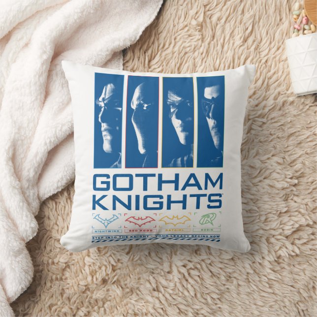 Coussin Panneaux de visage Gotham Knights (Couverture)