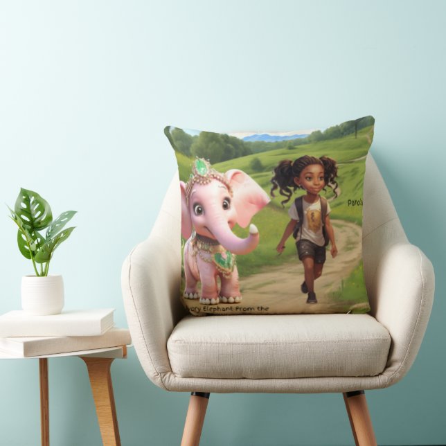 Coussin Panola & The Ivory Elephant Loved One’s Throw Pill (Chaise)