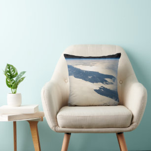 Coussin Panorama depuis l'espace Highlights Cook Strait
