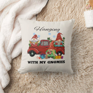 Coussin Panser Avec Mes Gnomies - Noël mignon