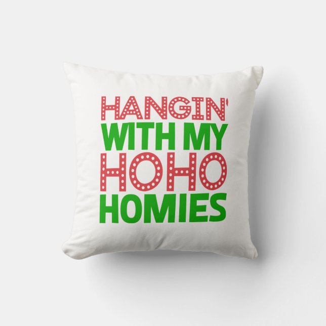 Coussin Panser Avec Mes Hommes Noël (Recto)