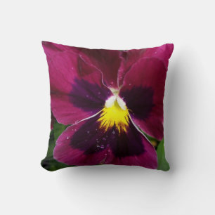 Coussin Pansies à deux côtés