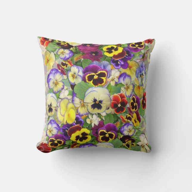 Coussin Pansiey Cascade (Recto)