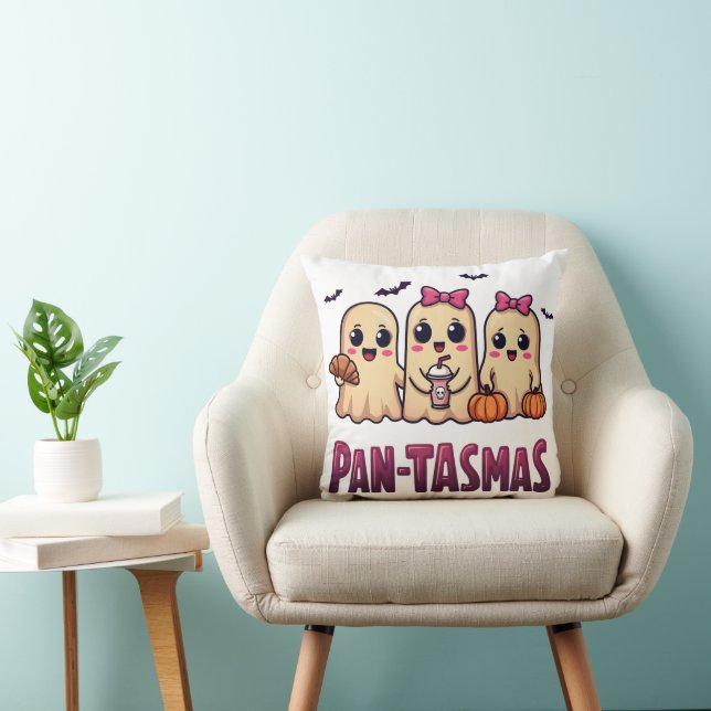 Coussin Pantasmas Funny Fantôme Super Retro Halloween (Chaise)
