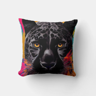 Coussin Panther Animal Discovery Adventure Nature Planet E