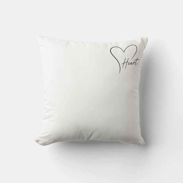 Coussin Pantoufles pastel cœur pour femme  (Recto)