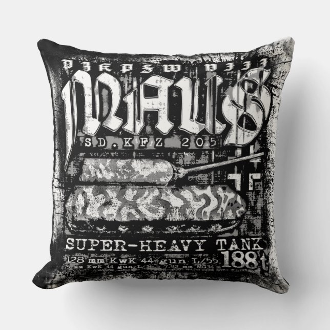 Coussin Panzer VIII Maus (Recto)