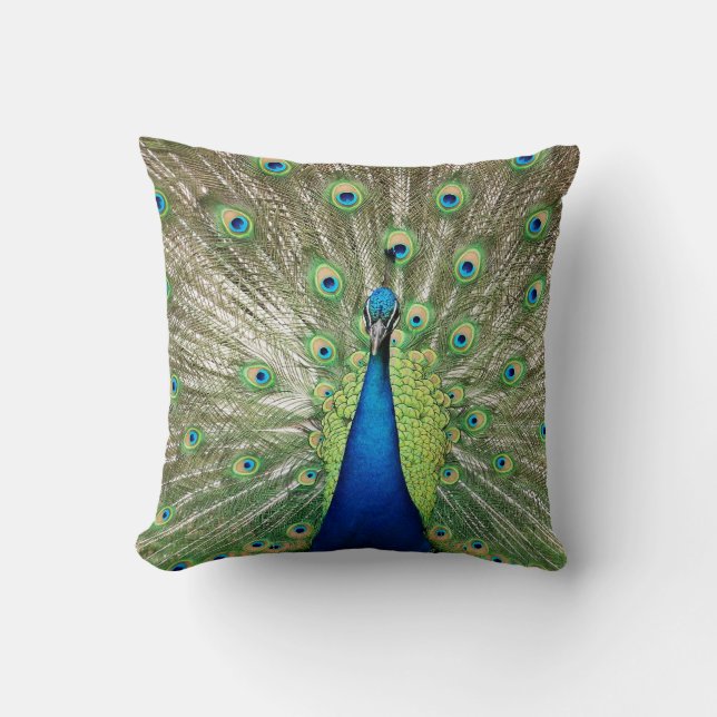 Coussin Paon (Recto)