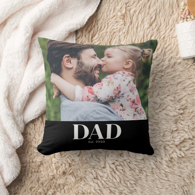 Coussin Papa a établi la photo (Couverture)