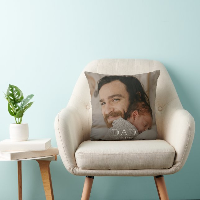 Coussin Papa a établi la photo moderne  (Chaise)