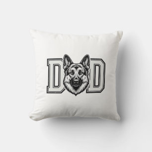 Coussin Papa Berger Allemand Vintage Vector Design de T-sh