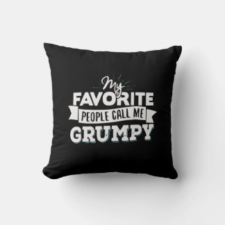 Coussin Papa Cadeau Mes Favoris Les Gens M'Appelent Grumpy