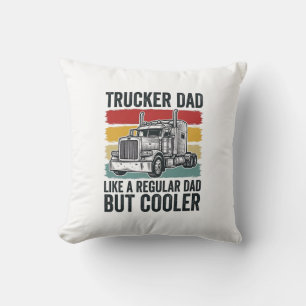 Coussin Papa camionneur comme un papa normal mais T-shirt