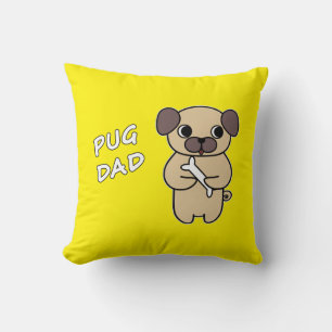 Coussin PAPA CARLIN - Jaune Clair