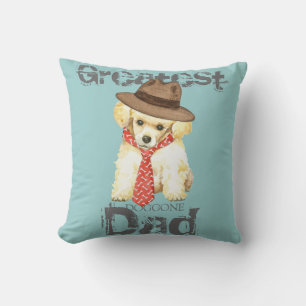 Coussin Papa de caniche de jouet