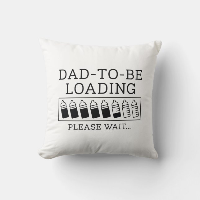 Coussin Papa Doit Charger (Recto)