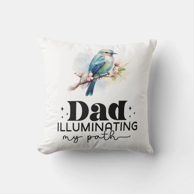 Coussin Papa illumine mon chemin (Recto)