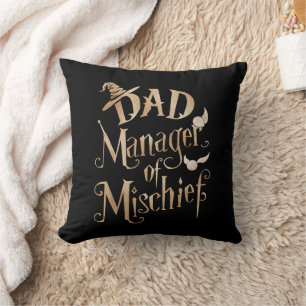 Coussin Papa Manager De La Fête des pères Magasin Mischief