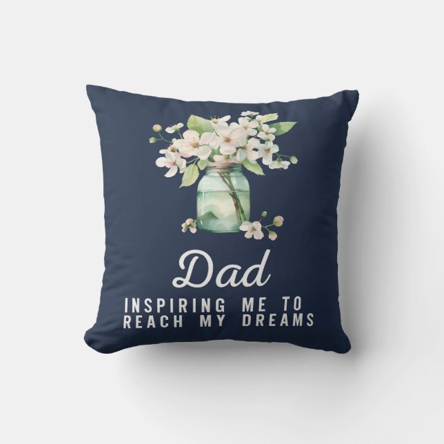 Coussin Papa m'inspire (Recto)