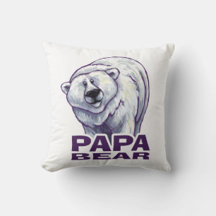 Coussin Papa Polar Bear
