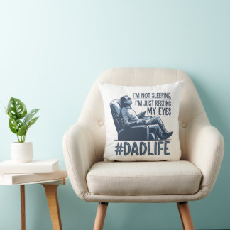 Coussin Papa Repose yeux drôle de citation cadeau