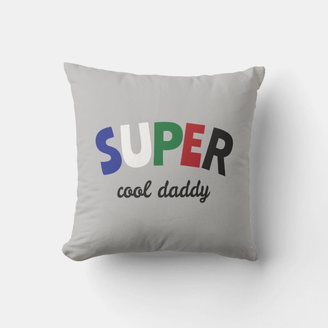 Coussin Papa super cool (Recto)