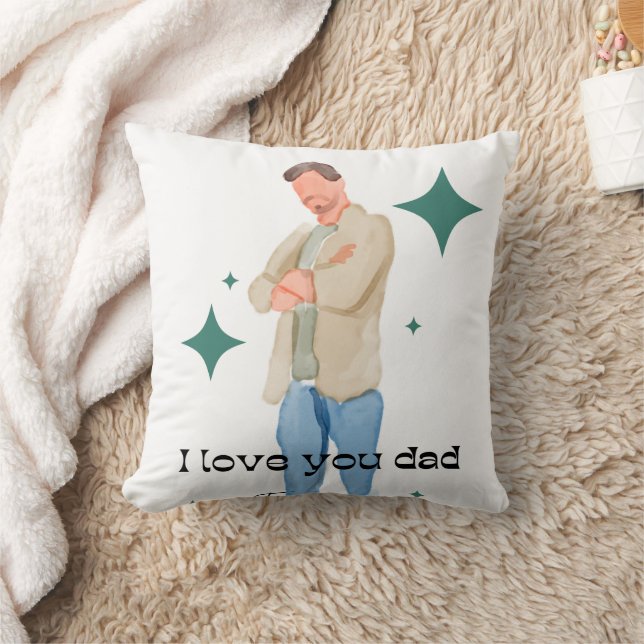 Coussin Papa Superhero de tous les jours (Couverture)