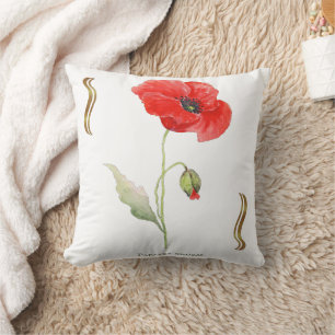 Coussin Papaver rhoeas 