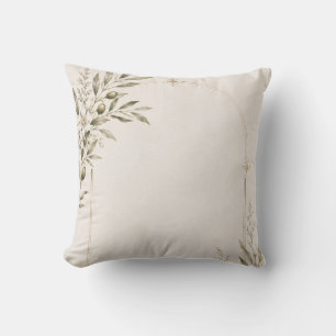 Coussin Papeterie de mariage romantique au vignoble 