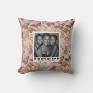 Coussin Papier Camouflage Papillon Décoration intérieure p