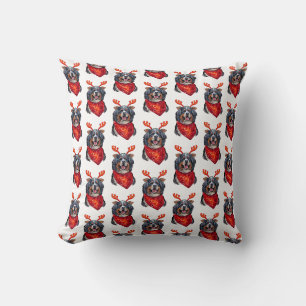 Coussin Papier d'enveloppement de chien de montagne bernoi