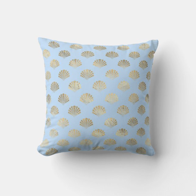Coussin "Papier Inspiré de l'Océan" "Fond de Sirène Fantas (Recto)