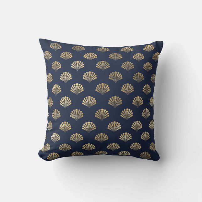 Coussin "Papier Inspiré de l'Océan" "Fond de Sirène Fantas (Recto)