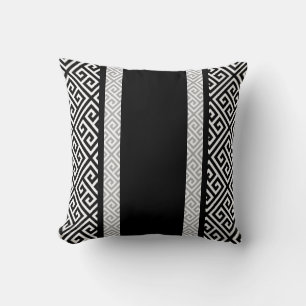 Coussin Papier noir et blanc