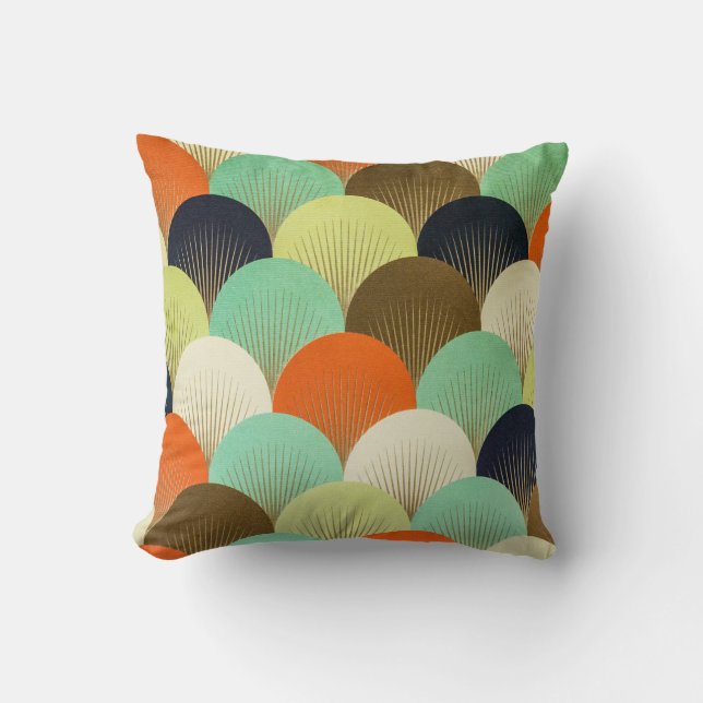 Coussin Papier peint coloré : design artistique. (Recto)