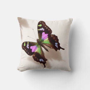 Coussin Papier Peint Papillon Coloré Mo Jo